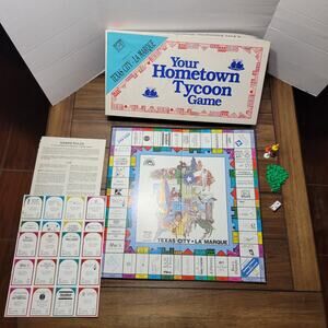VINTAGE Texas City / La Marque (Texas) Board Game: Your Hometown Tycoon Game